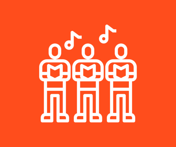 Sektion Kultur - Singrunde Abbildung mit Chor Symbol